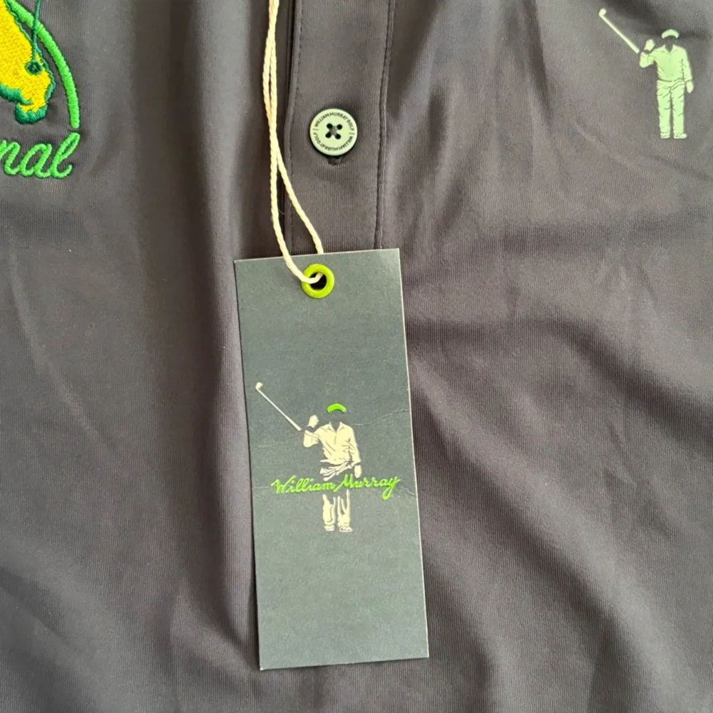William Murray Polo Shirt Mens Large Navy Blue  St. Paul Invitational Florida‎